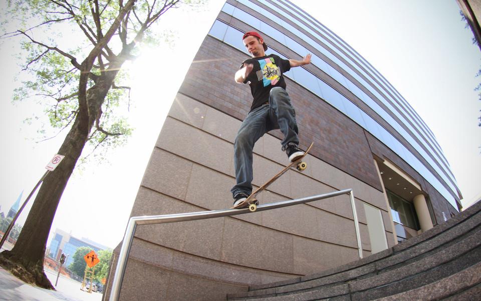 滑板运动特写电脑高清图片