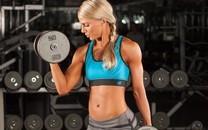 运动美女健身美照好身材遮不住