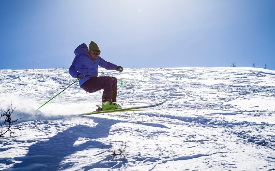滑雪运动电脑高清图片