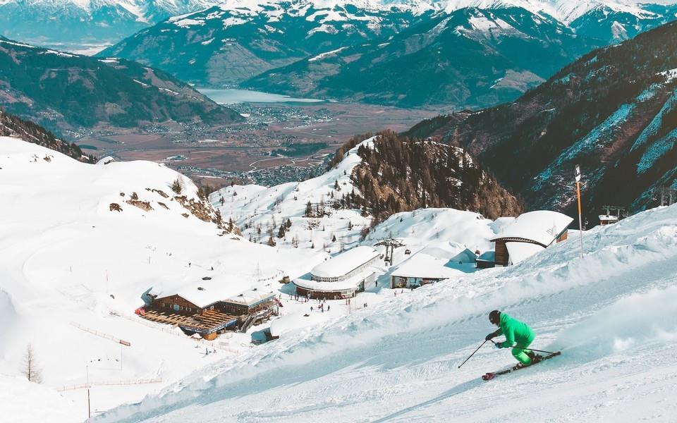 滑雪运动电脑高清图片