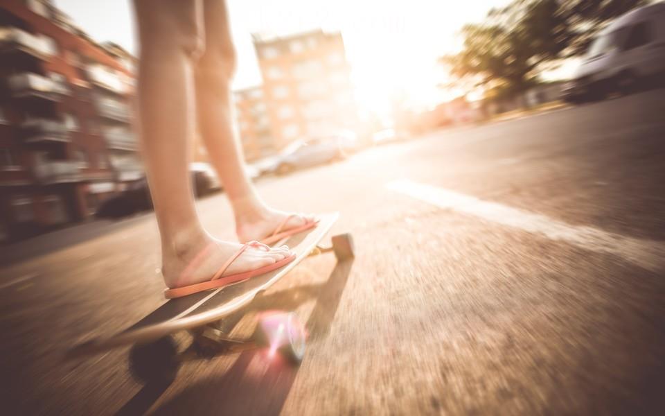 唯美滑板运动高清图片