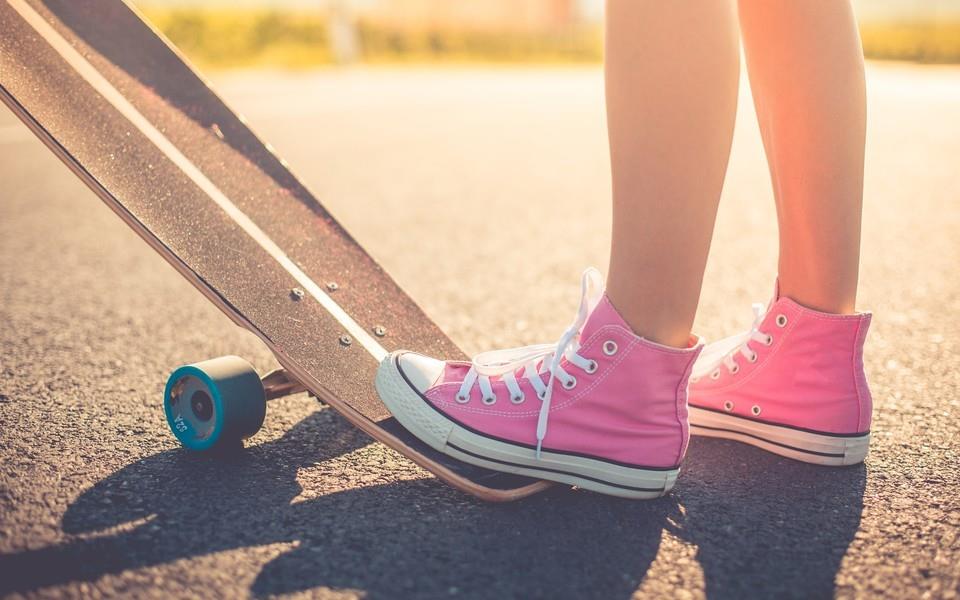 唯美滑板运动高清图片