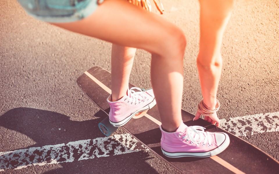 唯美滑板运动高清图片