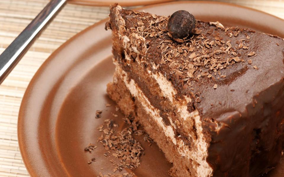 诱人巧克力蛋糕图片