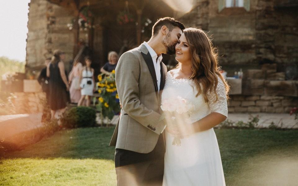 唯美幸福甜美婚纱照图片