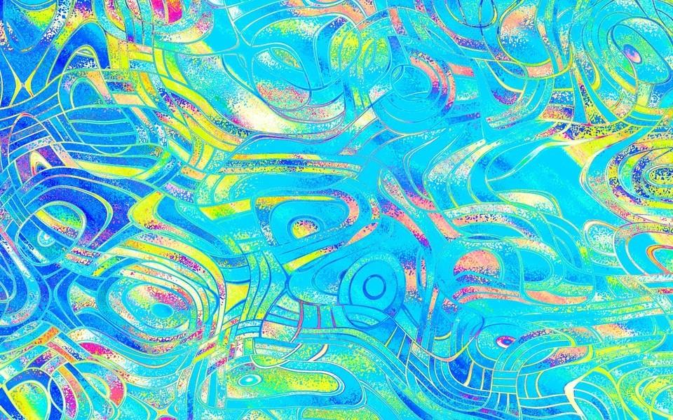 简约设计混乱彩色背景图片