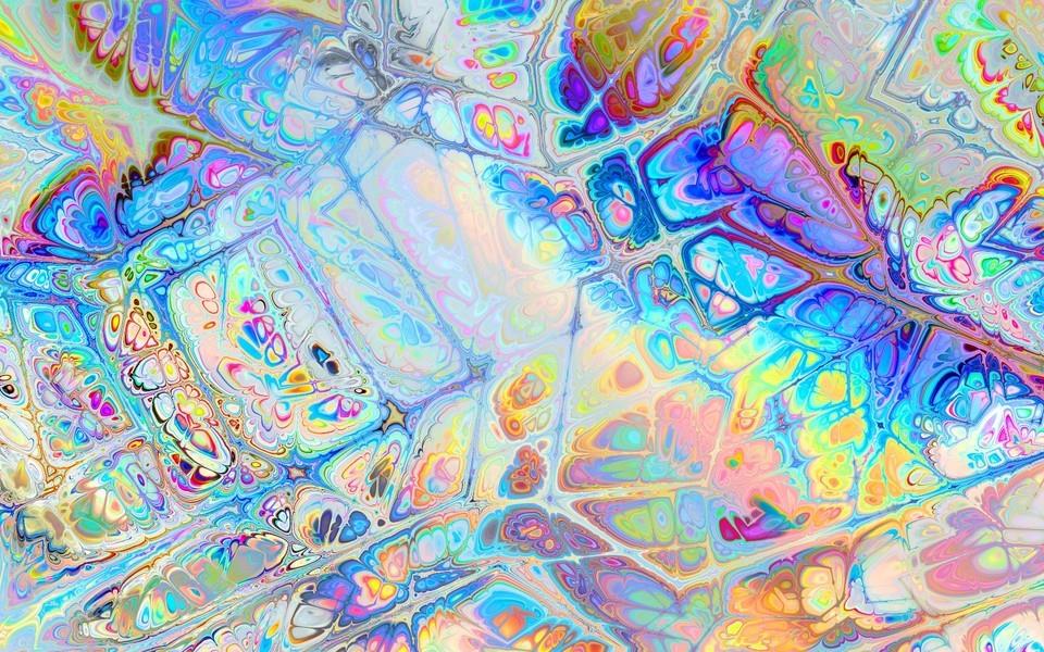 简约设计混乱彩色背景图片