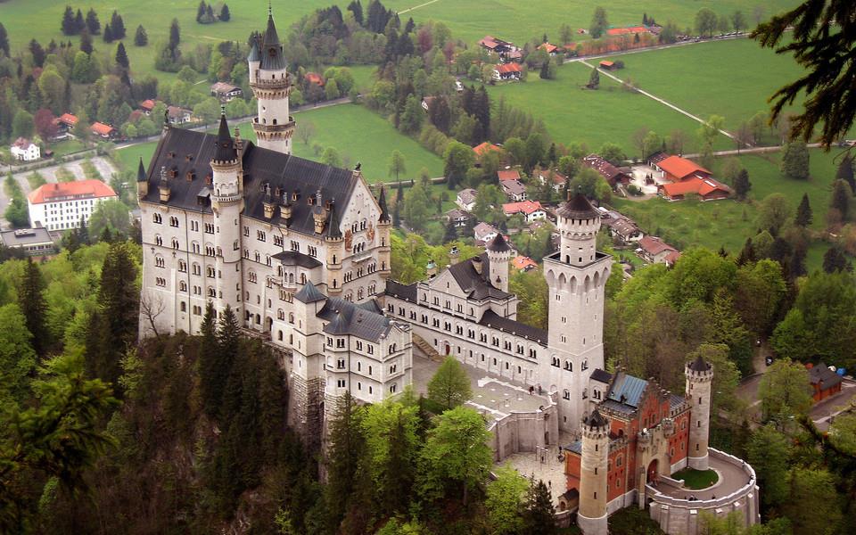德国新天鹅城堡图片 唯美的新天鹅城堡