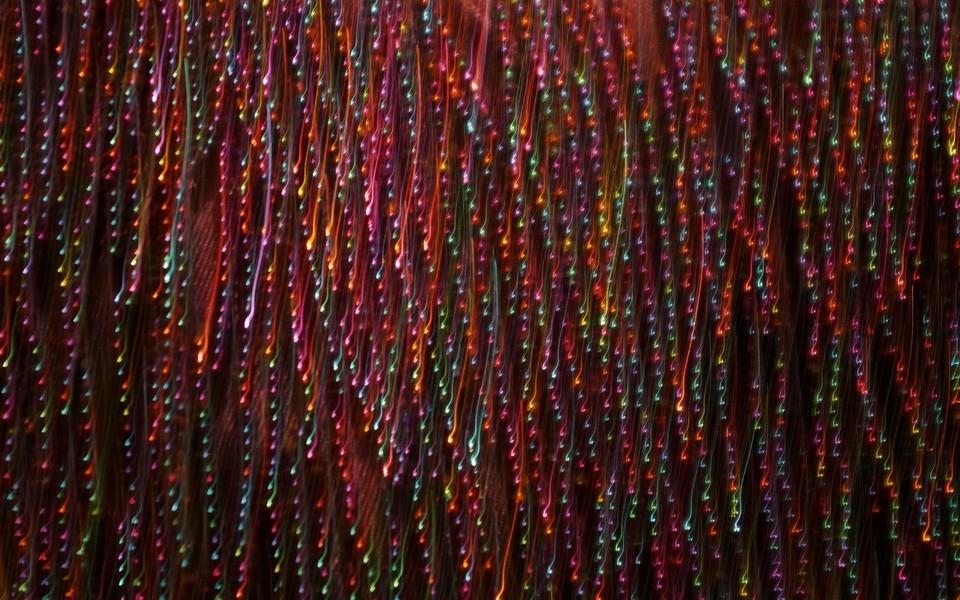 朦胧灯光闪烁背景图片2