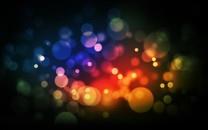 朦胧灯光闪烁背景图片2