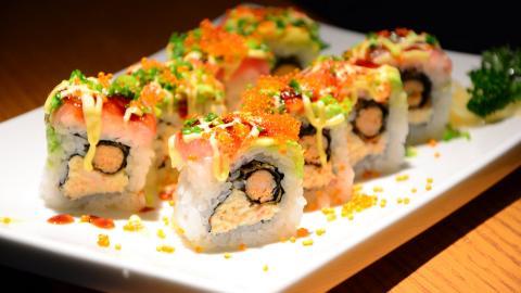 日式寿司图片 可口美味的寿司图片