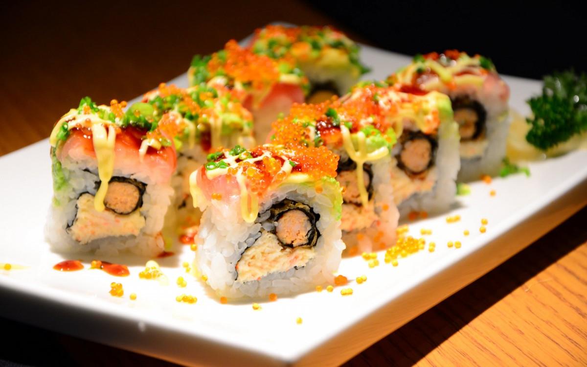 日式寿司图片 可口美味的寿司图片