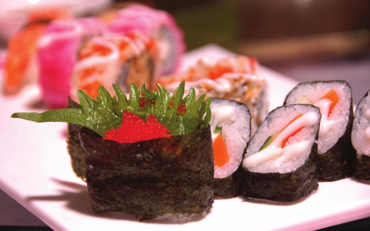 日式寿司图片 可口美味的寿司图片