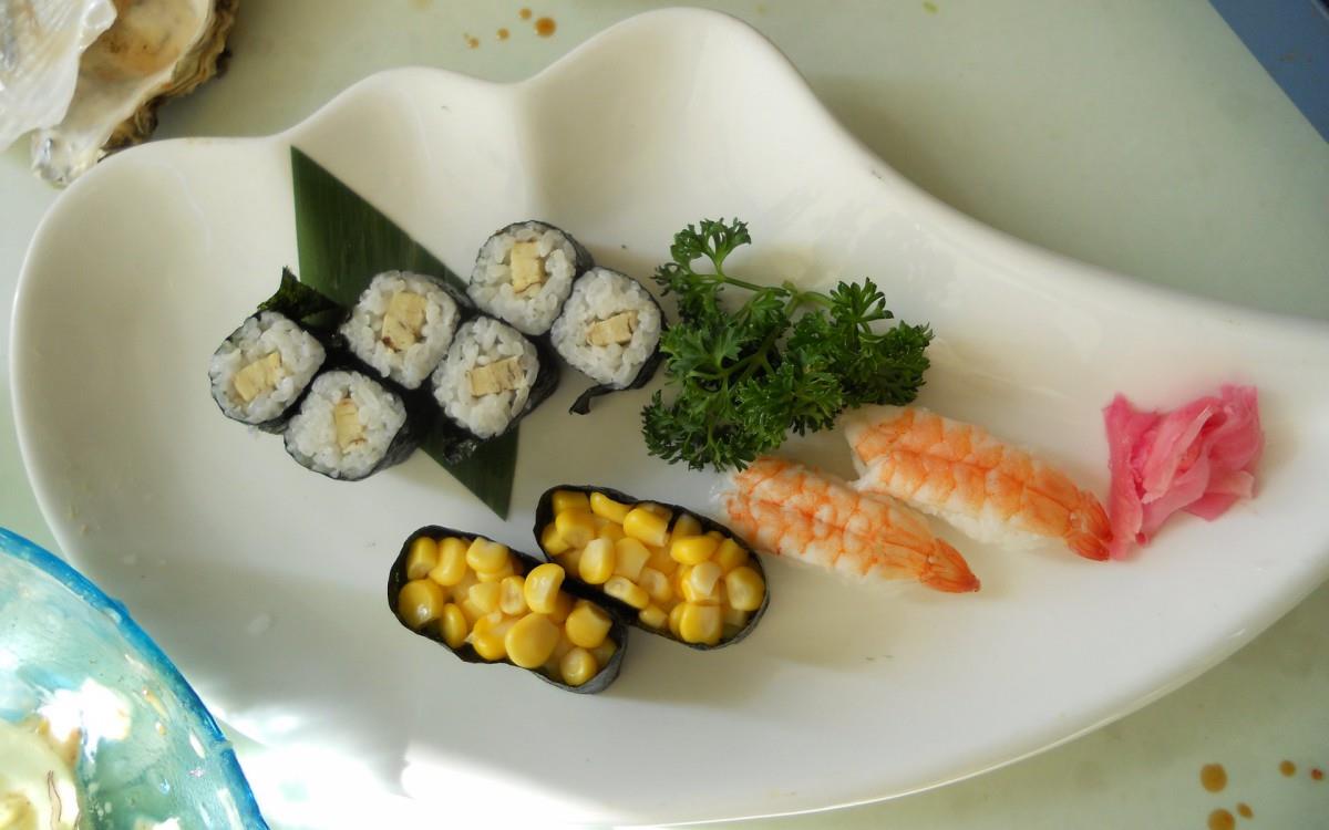 日式寿司图片 可口美味的寿司图片