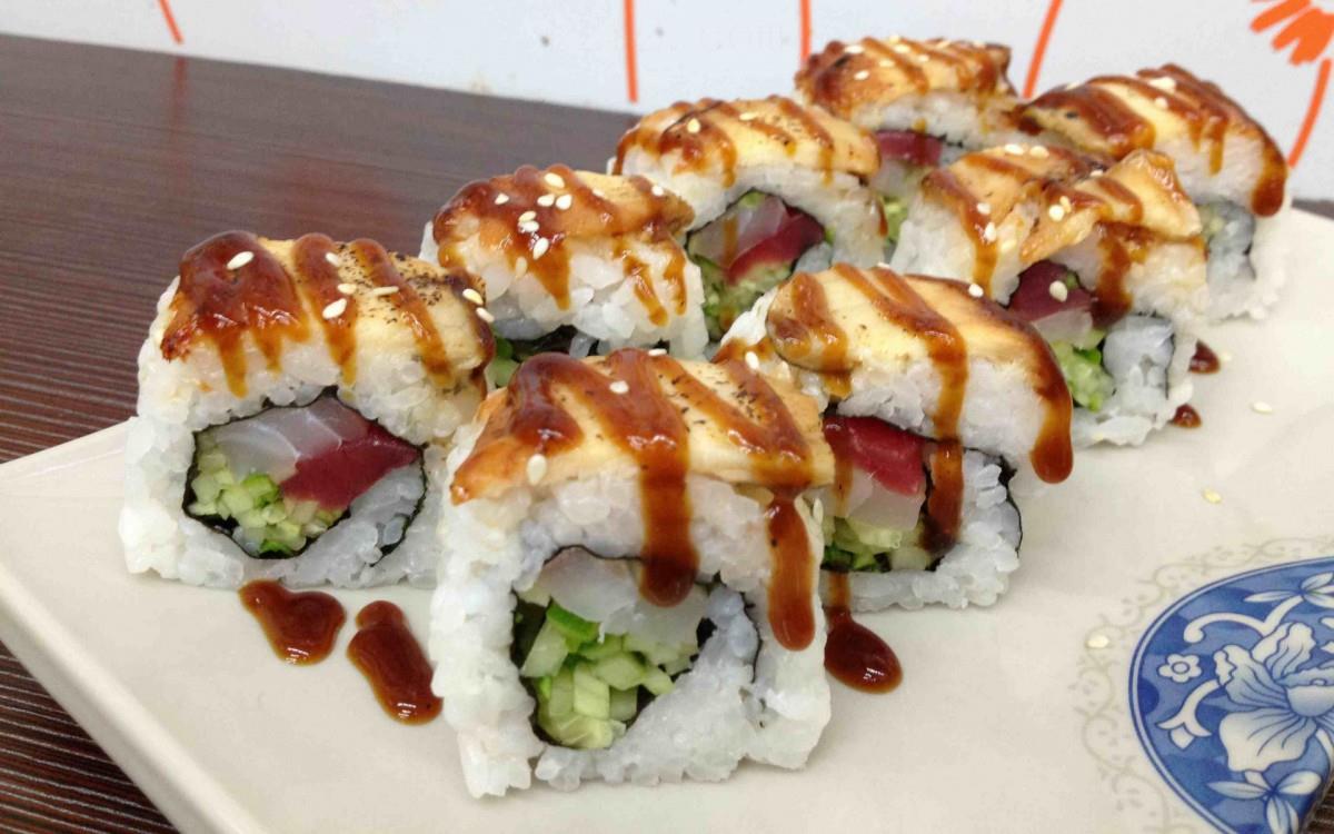 日式寿司图片 可口美味的寿司图片
