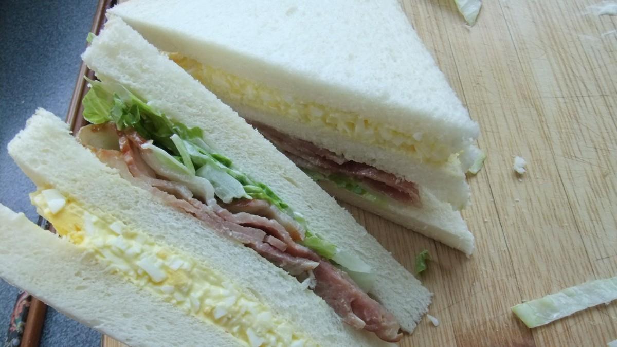 美味可口的三明治图片