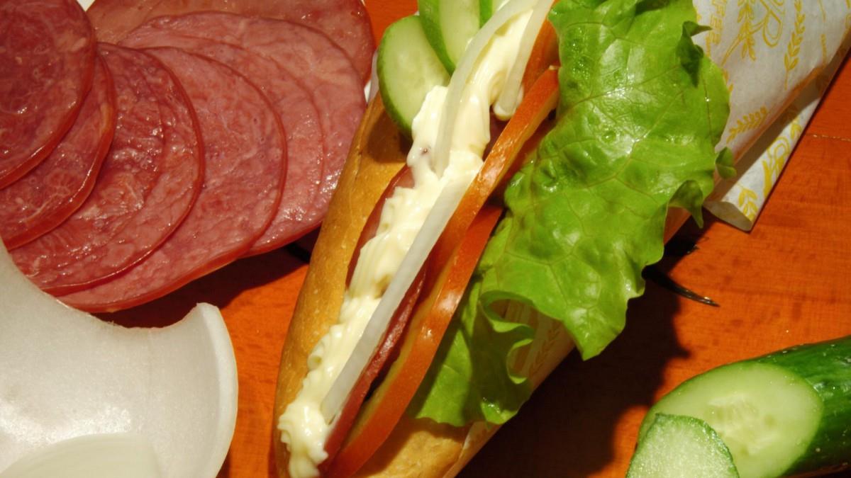 美味可口的三明治图片