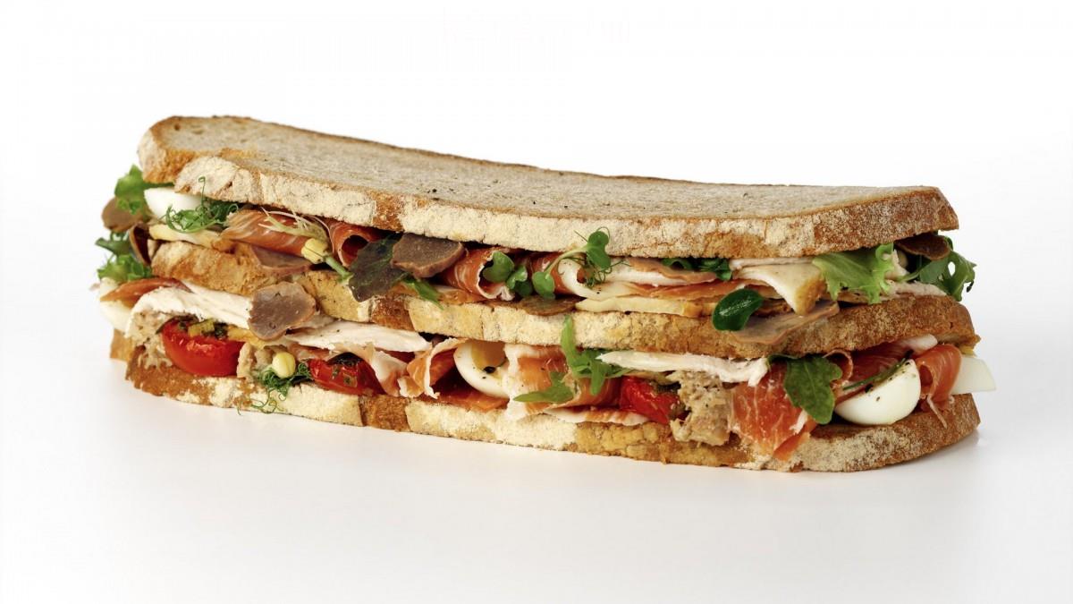 美味可口的三明治图片