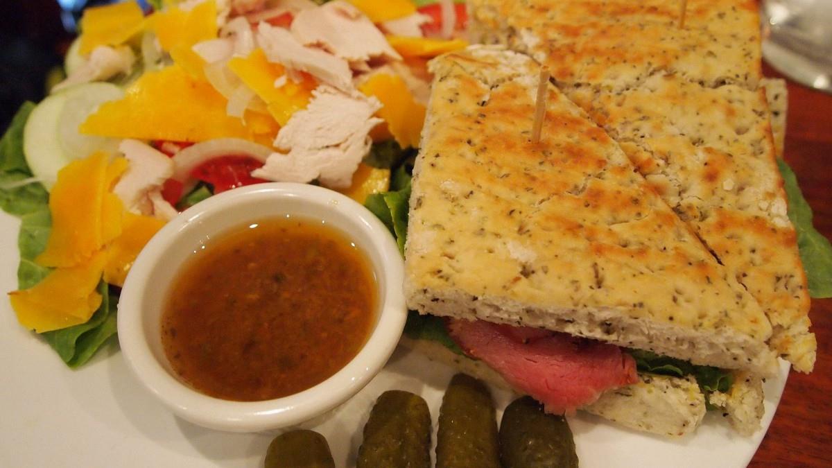 美味可口的三明治图片