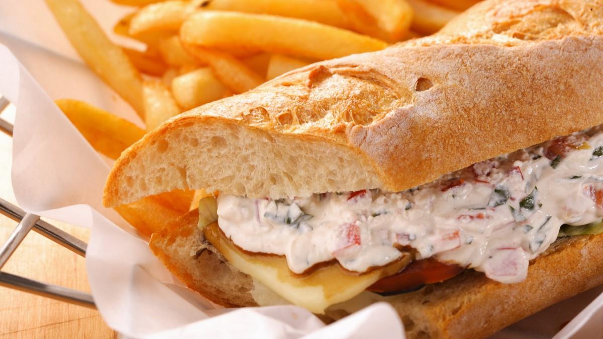 美味可口的三明治图片