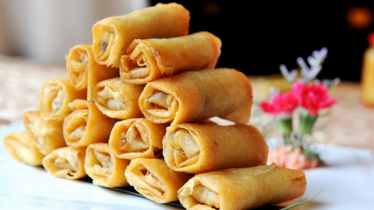 美食春卷图片大全