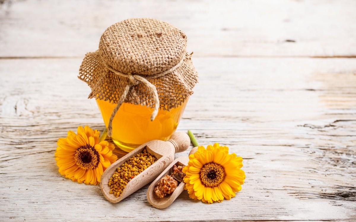 甜蜜蜜的蜂蜜图片