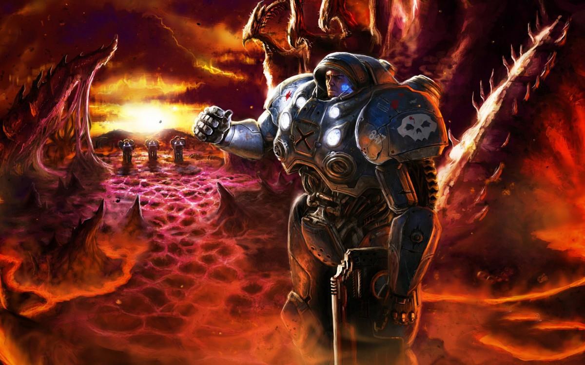 星际争霸游戏人族图片