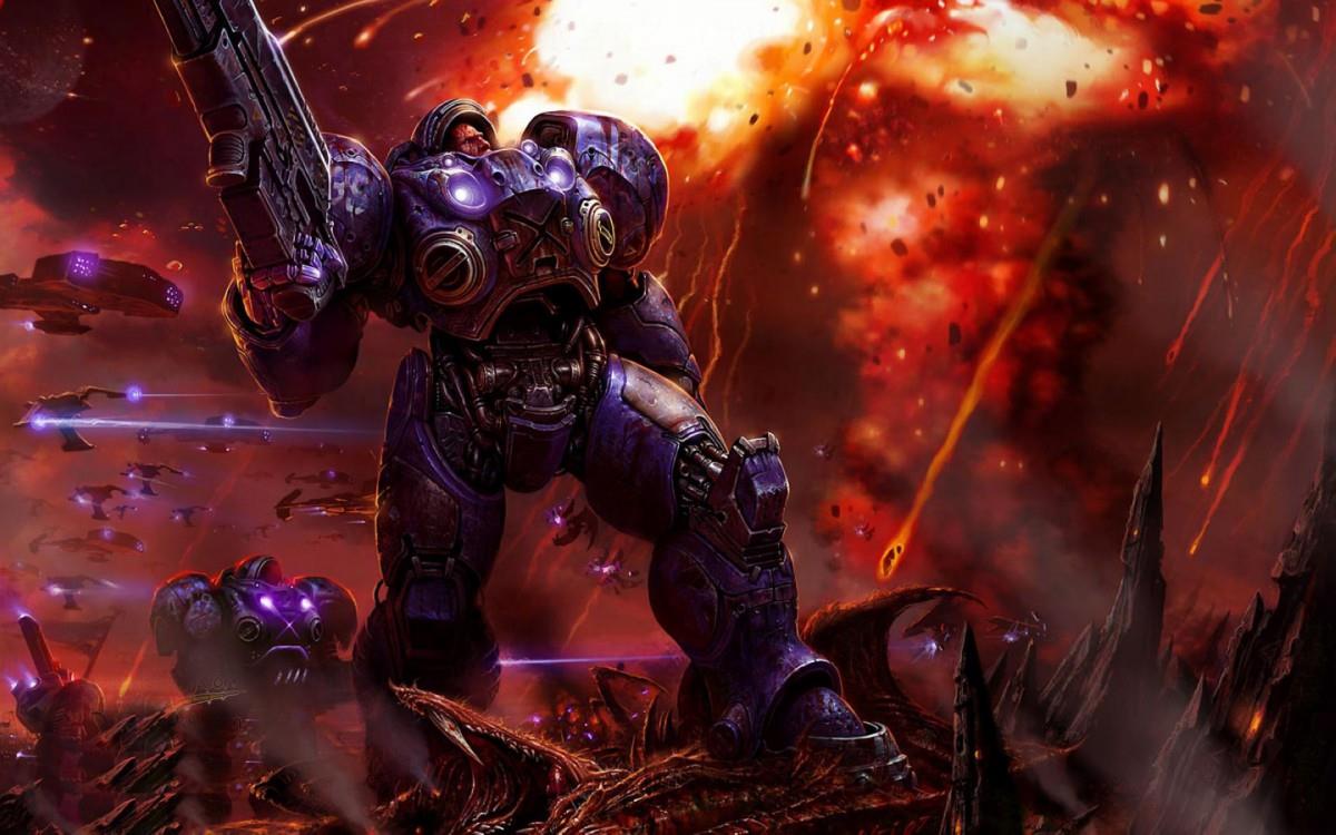 星际争霸游戏人族图片