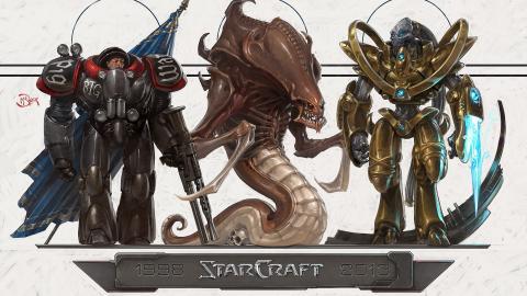 暴雪星际争霸15周年图片
