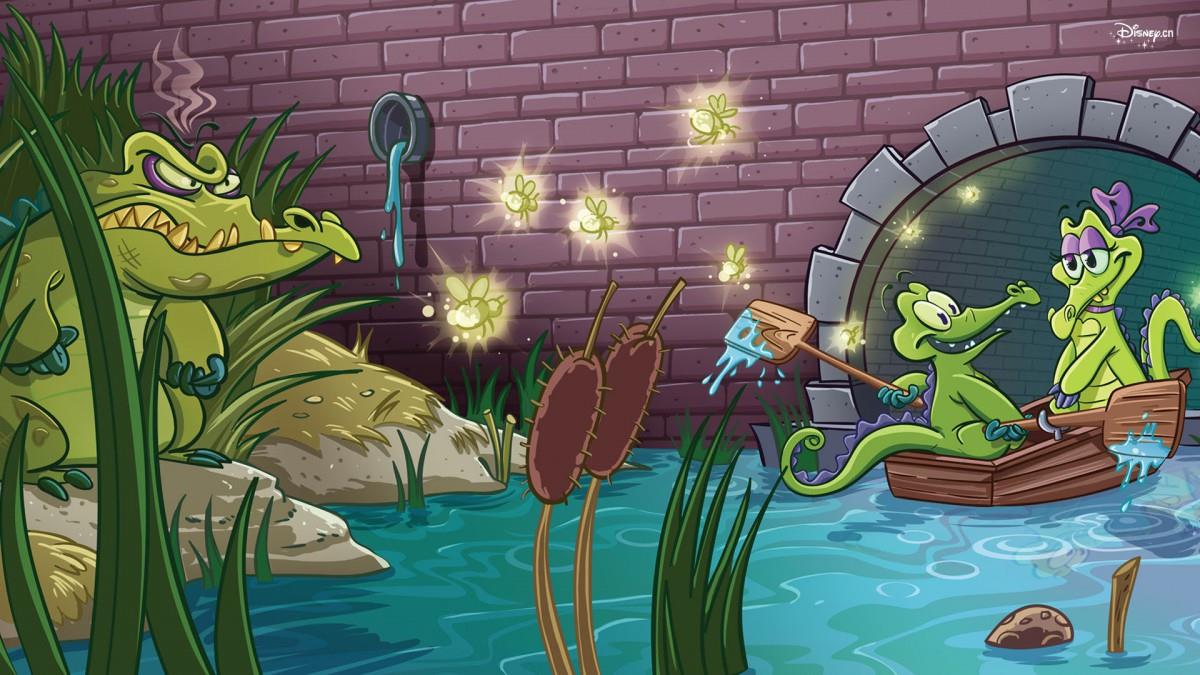 鳄鱼小顽皮爱洗澡游戏图片