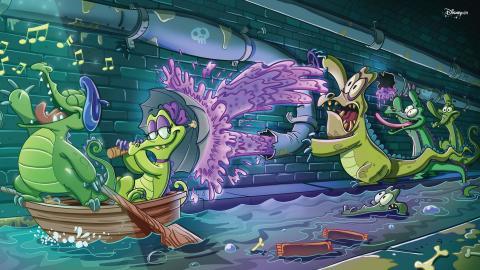 鳄鱼小顽皮爱洗澡游戏图片