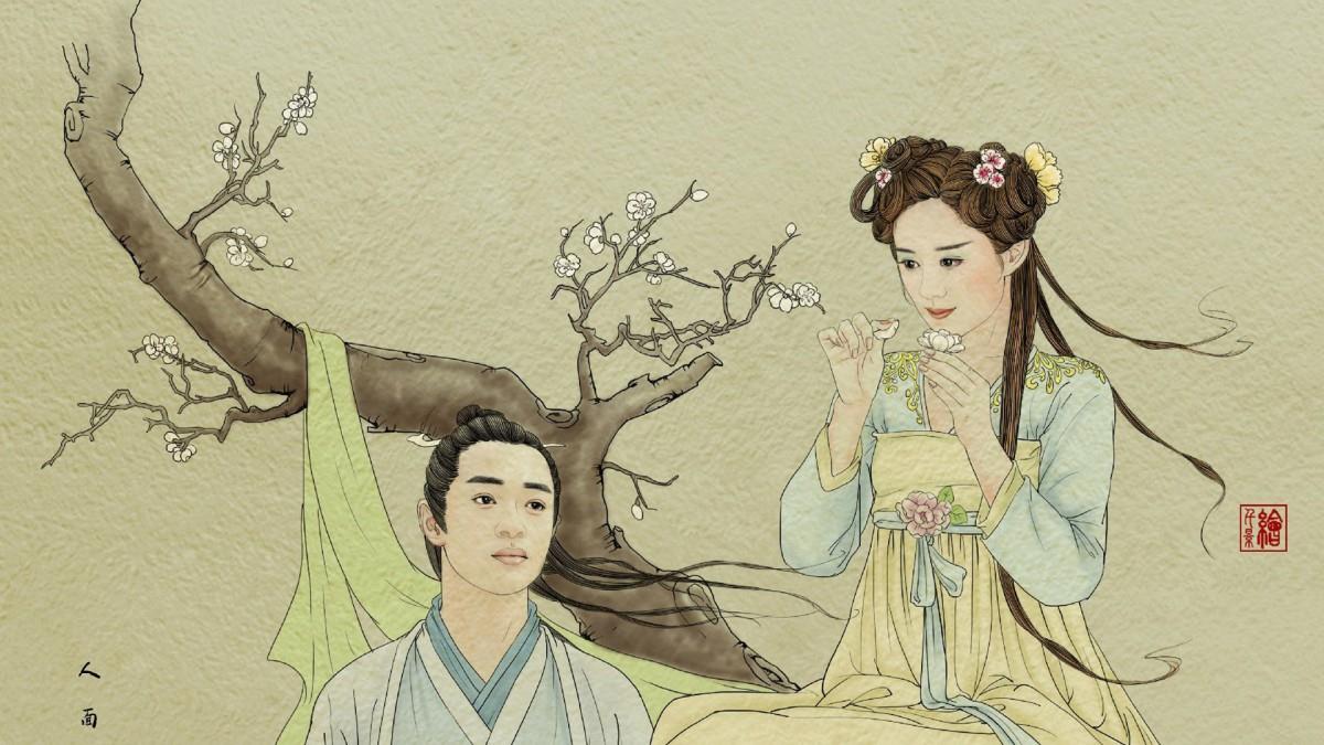 花千骨电视剧手绘图片