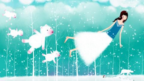 画儿晴天少女图片大全