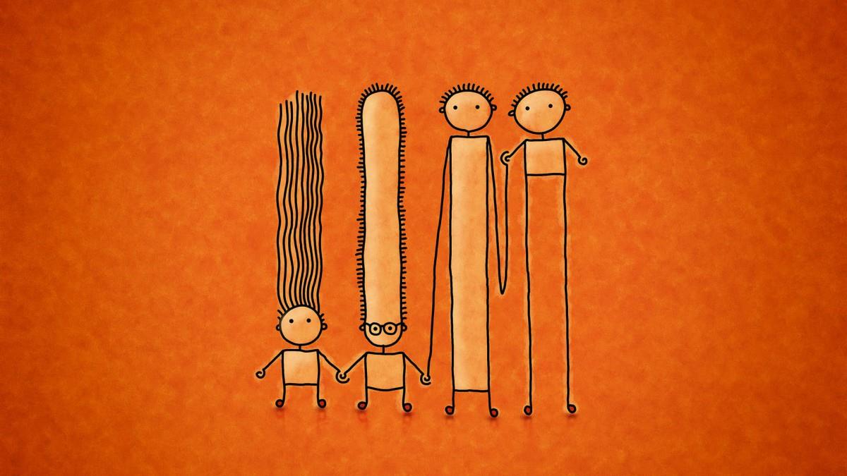 六一儿童节艺术插画图片