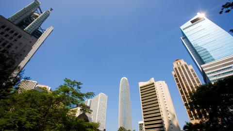 香港高楼大厦风光图片