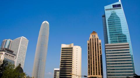 香港高楼大厦风光图片