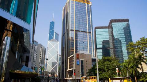 香港高楼大厦风光图片