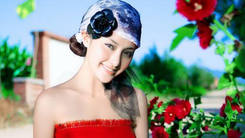 粉红公主卢思思图片大全