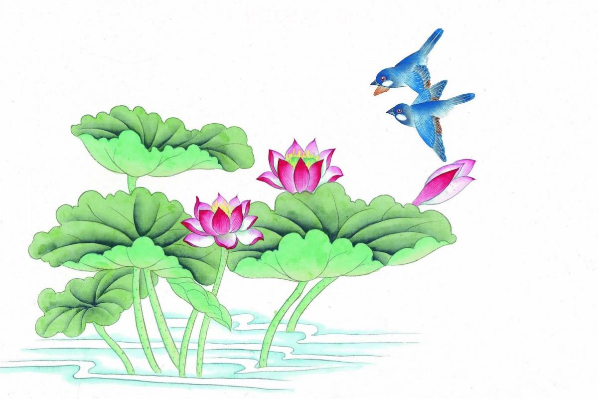 工笔花鸟画图片2