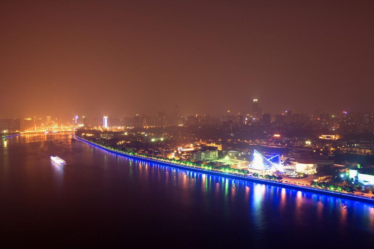 珠江夜景图片