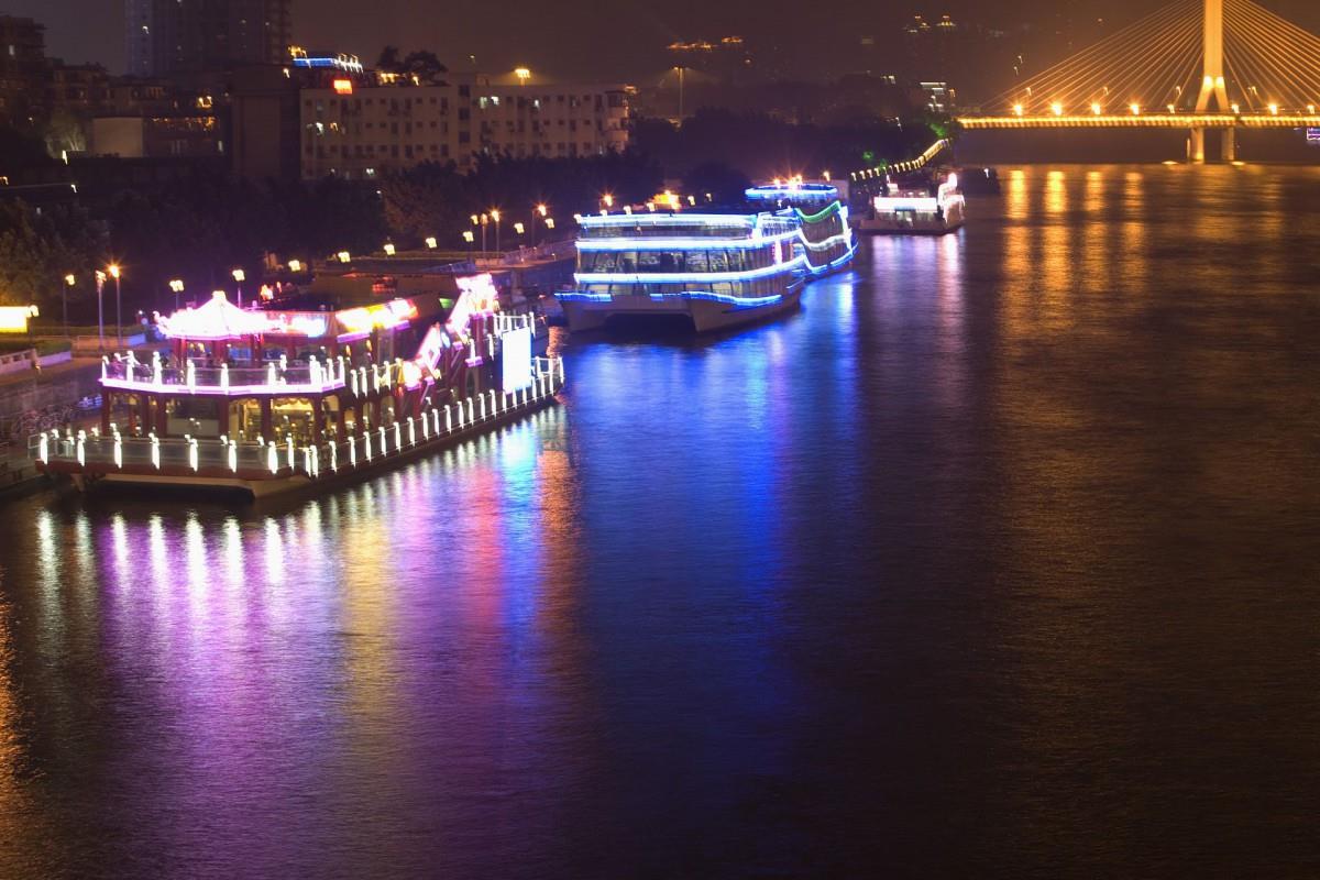 珠江夜景图片