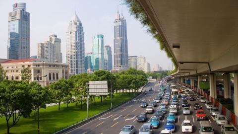 上海城市交通运输图片