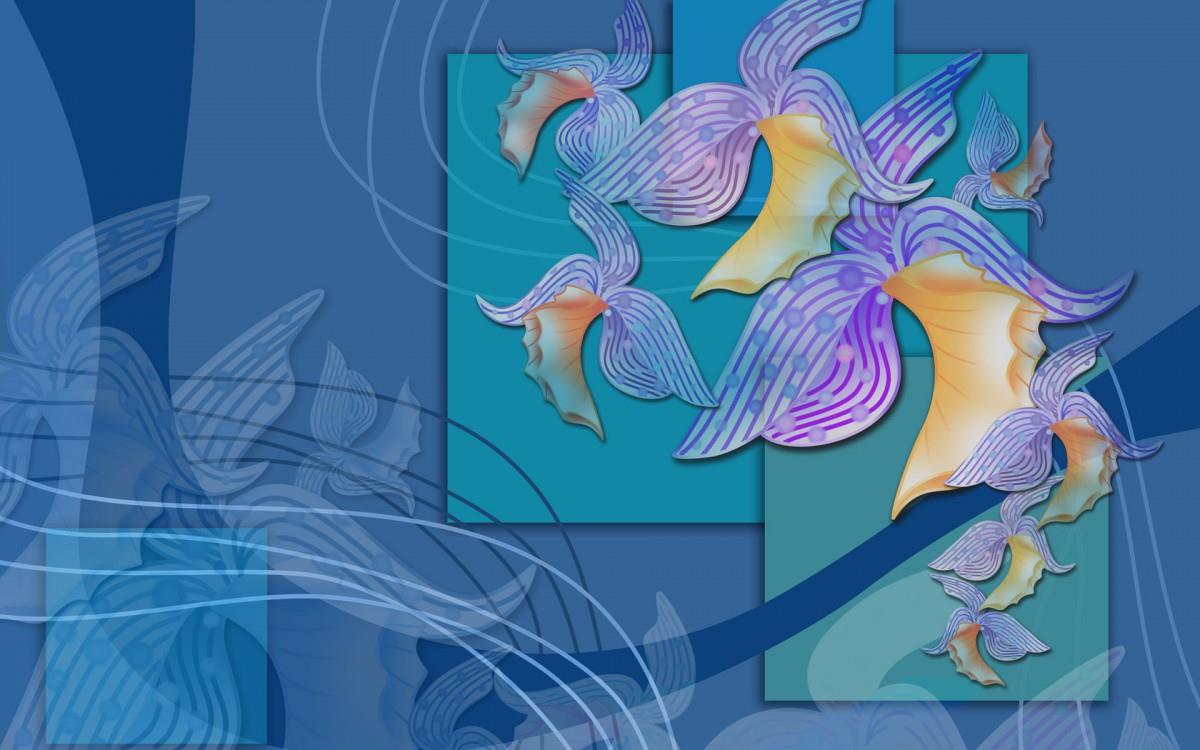 手绘鲜花图案图片