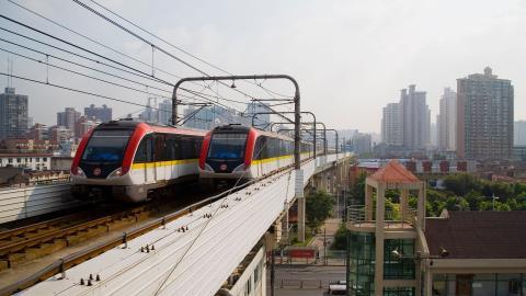 上海城市交通运输图片