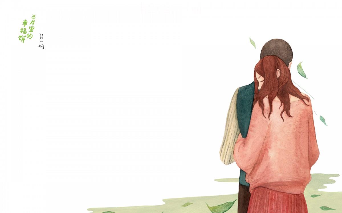 三月里的幸福饼插画图片大全