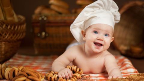 婴儿美食家图片