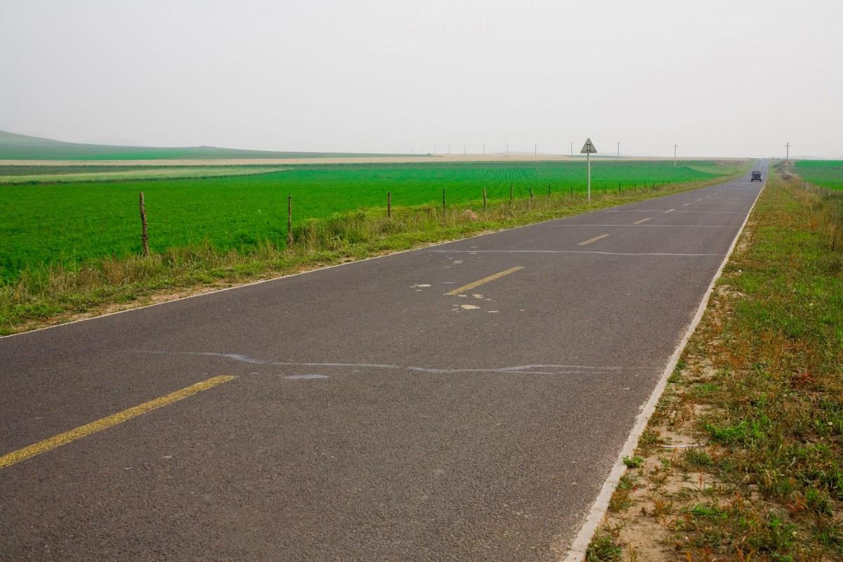 乌兰布统公路风光图片大全