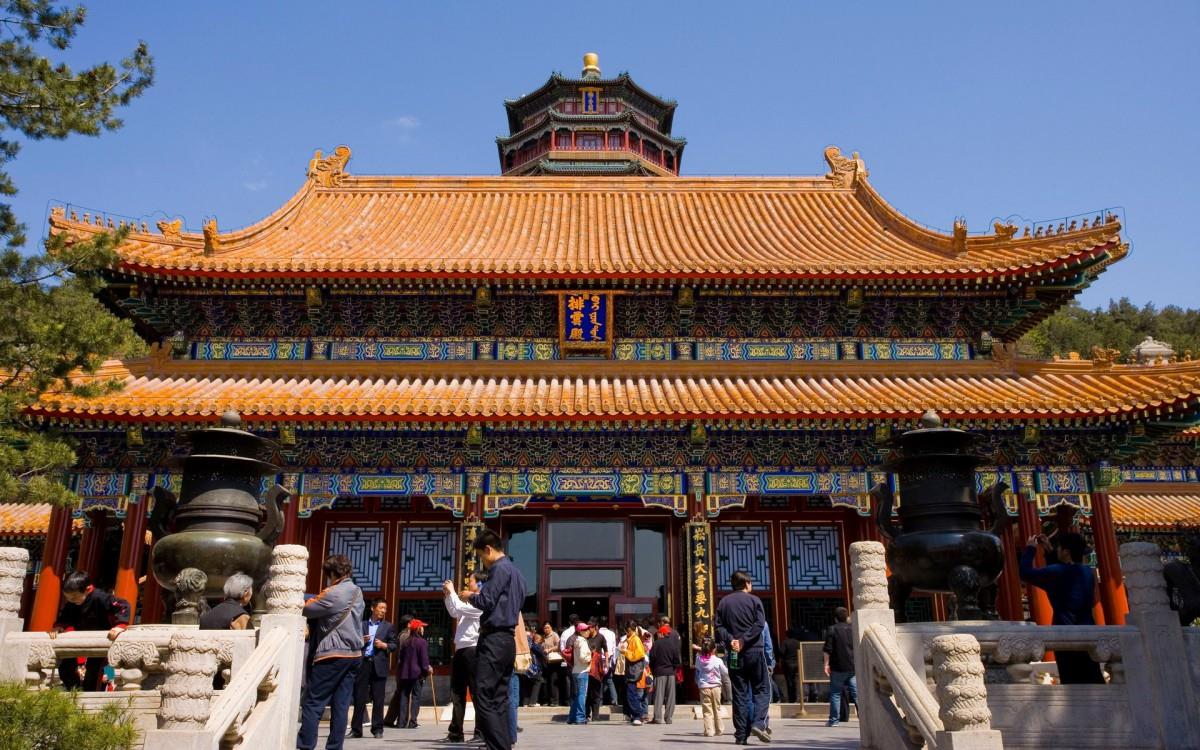 北京颐和园风景图片