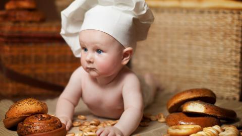 婴儿美食家图片