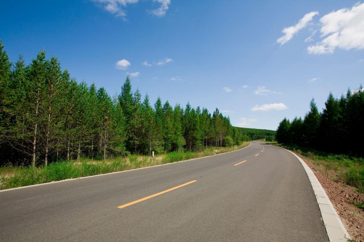 乌兰布统公路风光图片大全